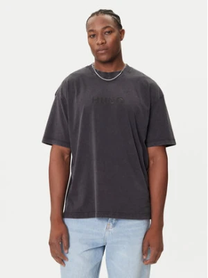 HUGO T-Shirt Nebute 50542638 Czarny Loose Fit