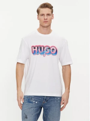 Hugo T-Shirt Nillumi 50515278 Biały Regular Fit