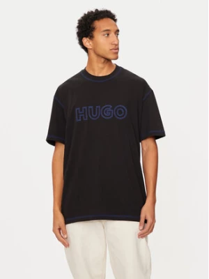 Hugo T-Shirt Nitlogo 50521686 Czarny Loose Fit