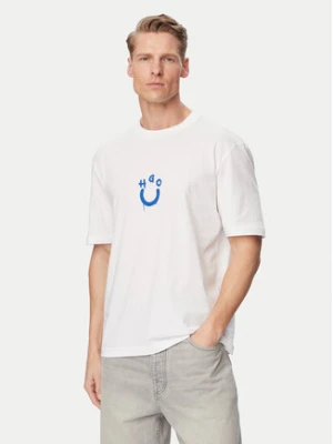 HUGO T-Shirt Norizom 50560112 Biały Regular Fit