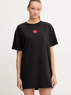HUGO t-shirt piżamowy damska kolor czarny 50549918