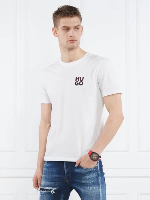 HUGO T-shirt | Regular Fit biały