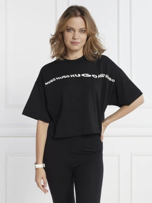 Zdjęcie produktu HUGO T-shirt Tee_6 | Cropped Fit czarny