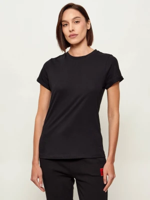 HUGO T-shirt The Plain | Slim Fit czarny