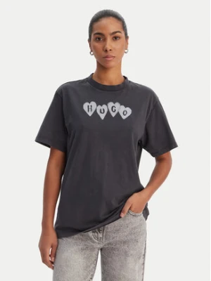 HUGO T-Shirt Vintage 50561164 Czarny Relaxed Fit