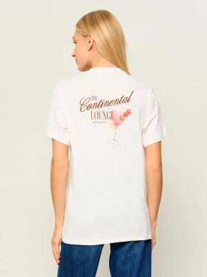 HUGO T-shirt Vintage | Relaxed fit ecru