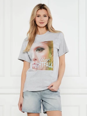 HUGO T-shirt Vintage Tee_14 | Relaxed fit szary