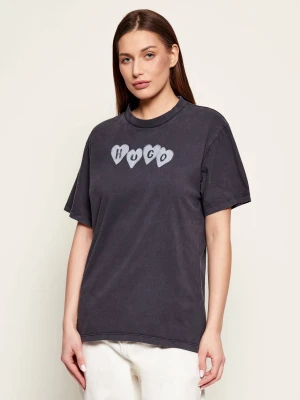 HUGO T-shirt Vintage Tee_22 | Relaxed fit szary