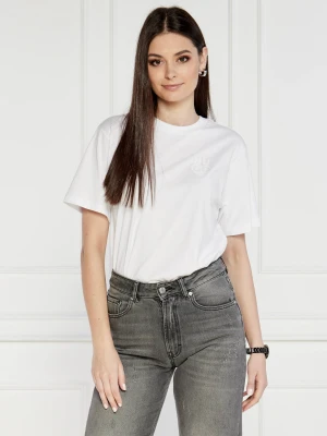 HUGO T-shirt VINTAGE_TEE_9 | Relaxed fit biały