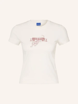 Hugo T-Shirt W Stylu Lat 90. beige