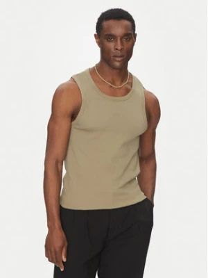 HUGO Tank top Dapota 50542089 Brązowy Slim Fit