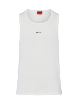HUGO Tank top męski Mężczyźni Bawełna biały,