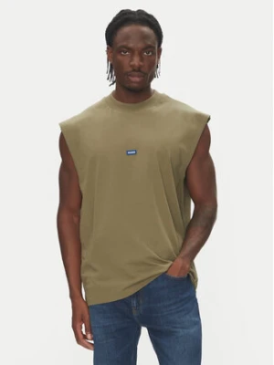HUGO Tank top Navertz 50509773 Zielony Regular Fit