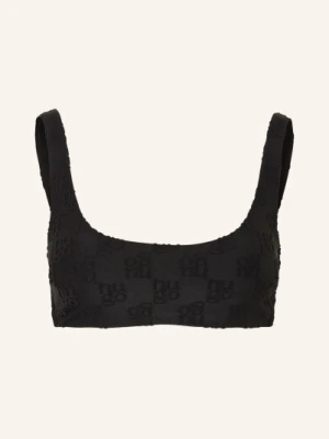 Hugo Top Bikini Typu Braletka Terry schwarz