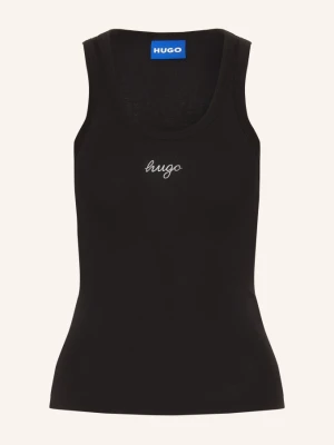 Hugo Top Damatank schwarz