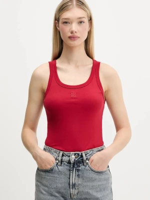 HUGO top damski kolor czerwony 50514489