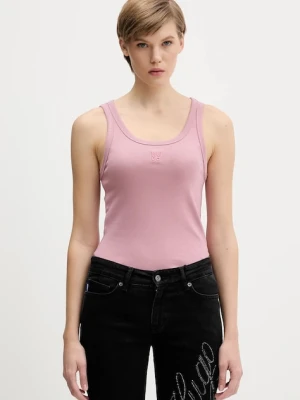 HUGO top damski kolor różowy 50514489
