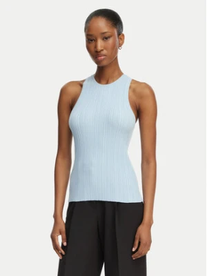 HUGO Top Sarepla 50539890 Niebieski jasny Slim Fit