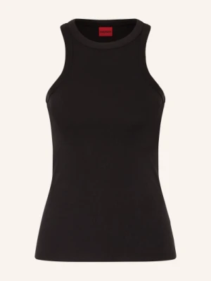 Hugo Top The Plain Tank schwarz