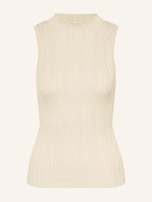 Hugo Top Z Dzianiny Sarepilk weiss