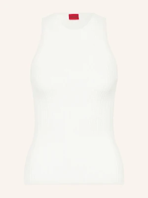 Hugo Top Z Dzianiny Sarepla weiss