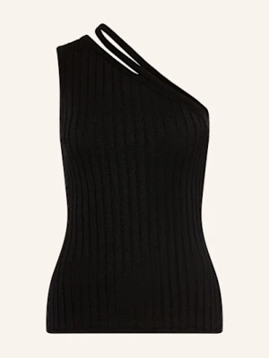 Hugo Top Z Dzianiny Sepinto Z Wycięciem schwarz