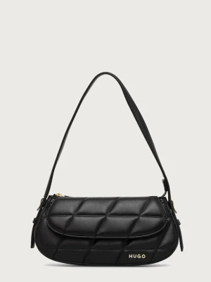HUGO torebka hobo damska z imitacji skóry Yorih Q_Sh. Bag FL. czarny