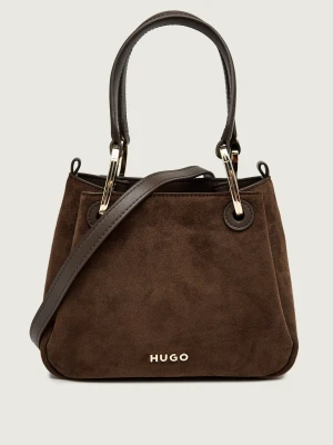 HUGO Torebka na ramię Orin 2.0 S_Tote Mini | zamsz brązowy