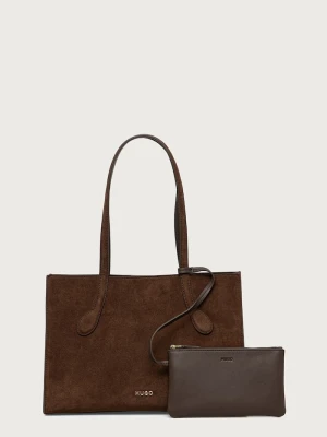 HUGO torebka shopper damska Cymbeline S_SM Tote brązowy