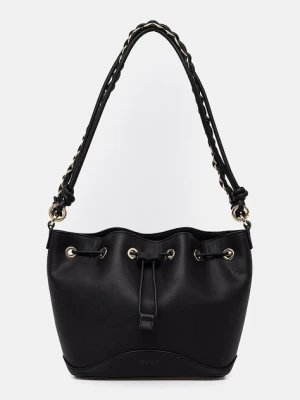 HUGO torebka worek damska z imitacji skóry Ilary_Drawstring