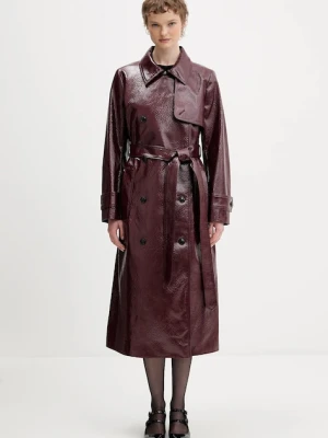 HUGO trencz Misando-1 kolor bordowy 50554264