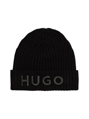 HUGO Wełniana czapka Unisex X