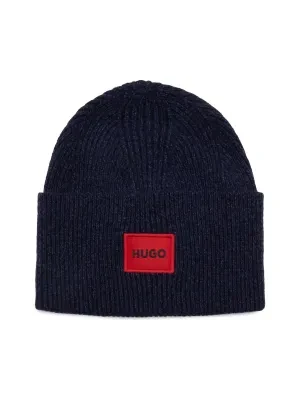 HUGO Wełniana czapka Xaff 6