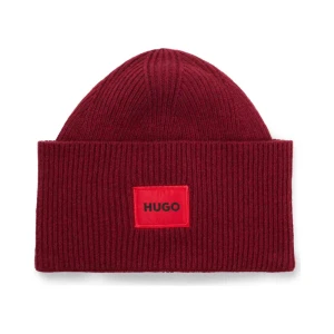HUGO Wełniana czapka Xaff 6