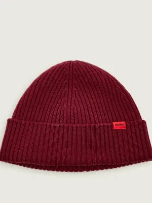 HUGO Wełniana czapka Xola