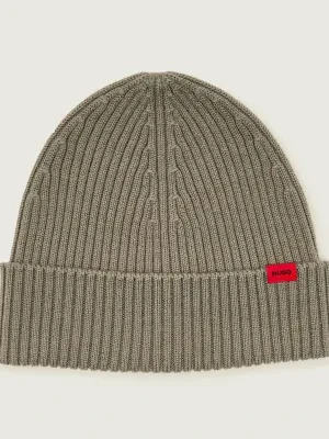 HUGO Wełniana czapka Xola