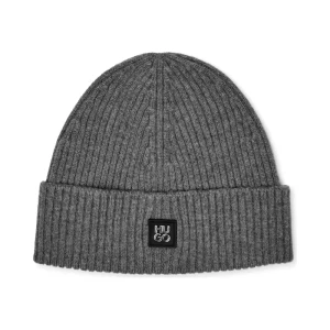 HUGO Wełniana czapka Xola_Metal