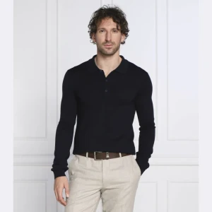 HUGO Wełniane polo San Pepe | Slim Fit
