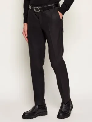 HUGO Wełniane spodnie Getlin232X | Slim Fit