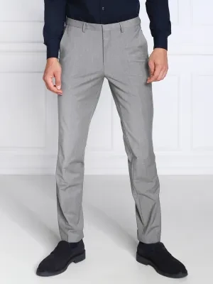 HUGO Wełniane spodnie Hesten212X | Slim Fit