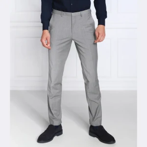HUGO Wełniane spodnie Hesten212X | Slim Fit