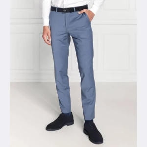 HUGO Wełniane spodnie Hesten212X | Slim Fit