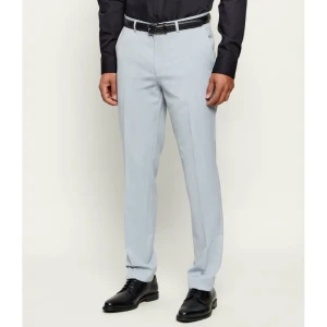 HUGO Wełniane spodnie Hesten253X | Extra slim fit