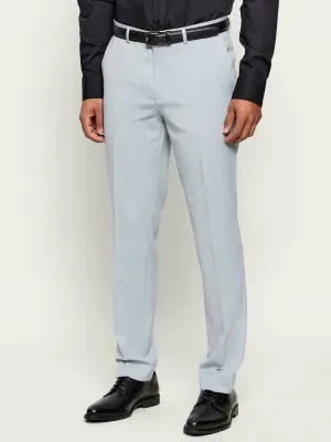 HUGO Wełniane spodnie Hesten253X | Extra slim fit