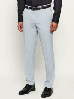 HUGO Wełniane spodnie Hesten253X | Extra slim fit
