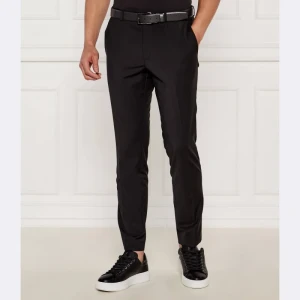 HUGO Wełniane spodnie HestenM204X | Extra slim fit