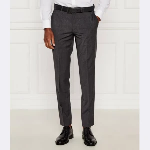 HUGO Wełniane spodnie HestenM204X | Extra slim fit