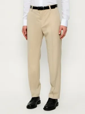 HUGO Wełniane spodnie Teagan231X | Regular Fit