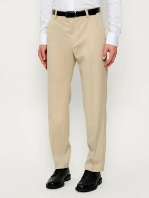 HUGO Wełniane spodnie Teagan231X | Regular Fit