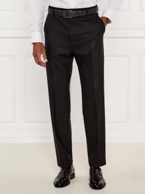 HUGO Wełniane spodnie Teagan231X | Slim Fit